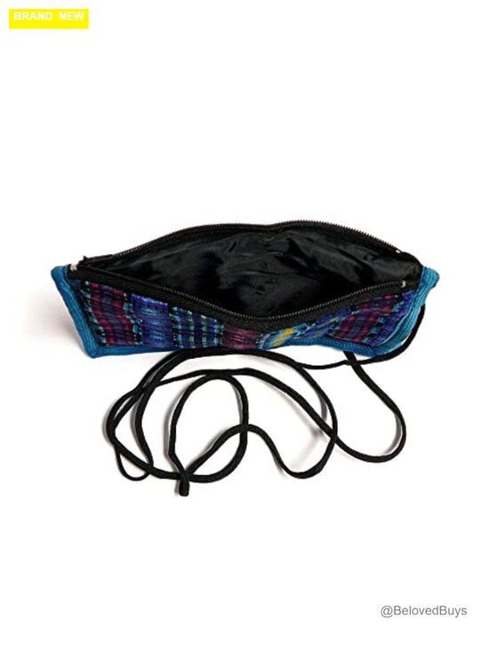 Handmade Woven Cotton Eyeglasses Pouch with Strap